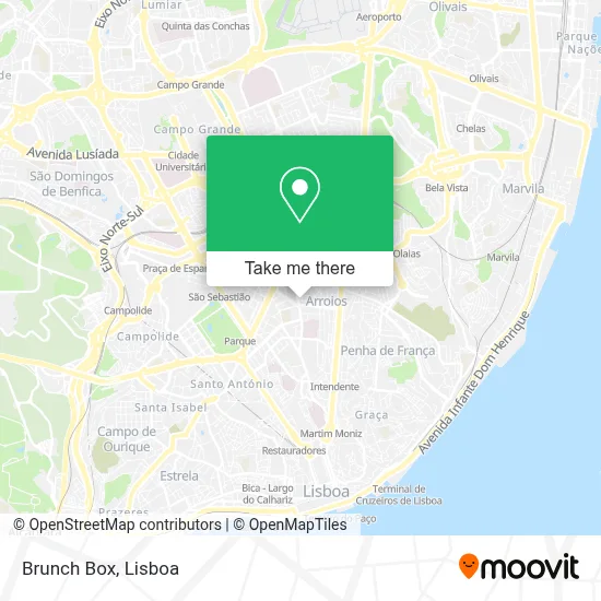 Brunch Box map