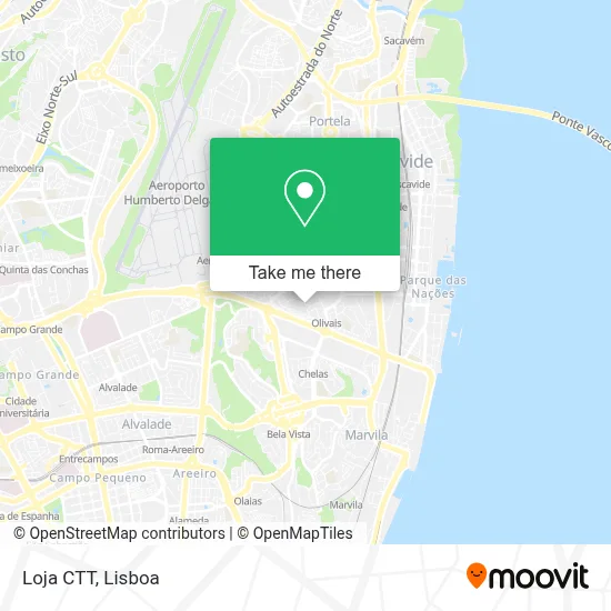 Loja CTT map