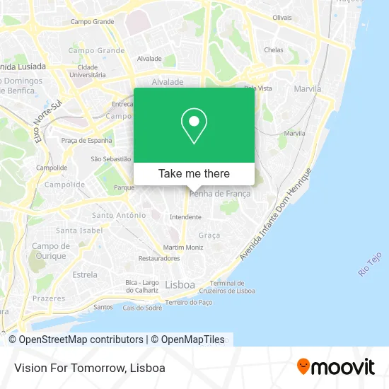 Vision For Tomorrow map