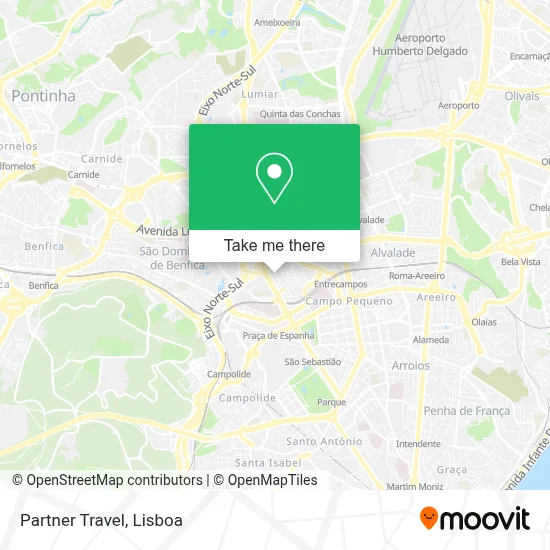 Partner Travel map