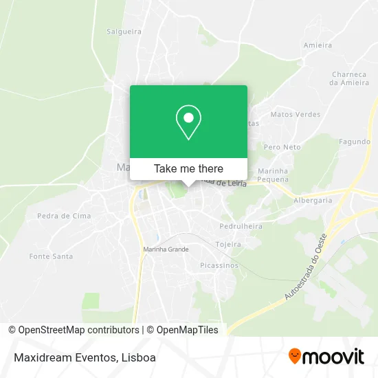Maxidream Eventos map