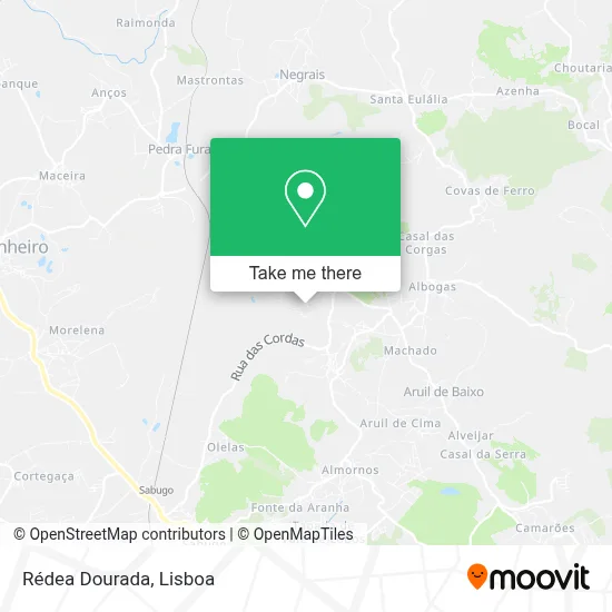 Rédea Dourada map