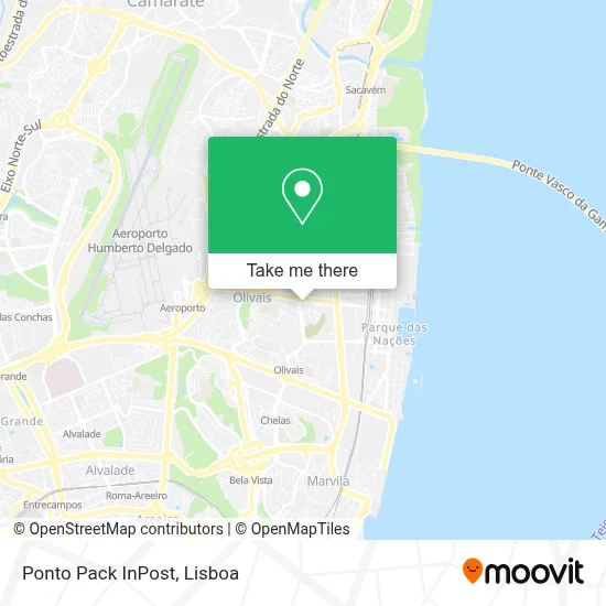 Ponto Pack InPost map