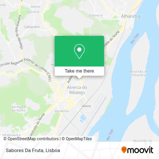 Sabores Da Fruta map