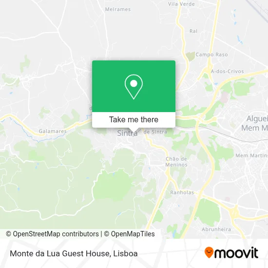 Monte da Lua Guest House map