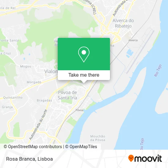 Rosa Branca map
