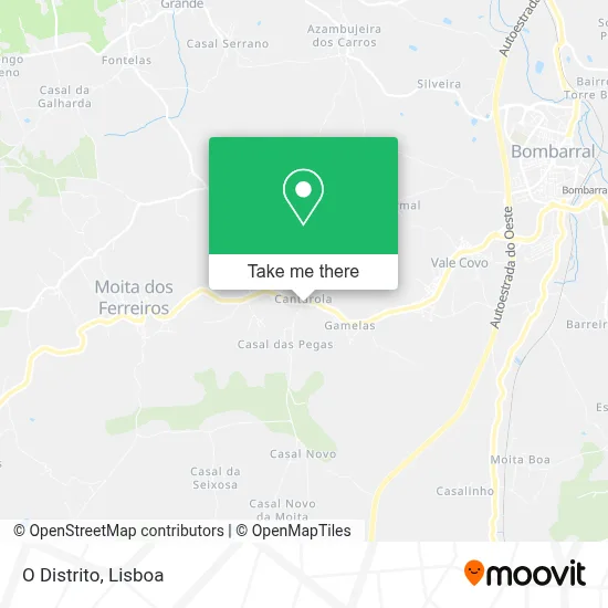 O Distrito map