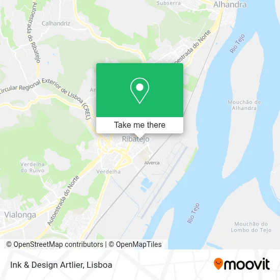 Ink & Design Artlier map