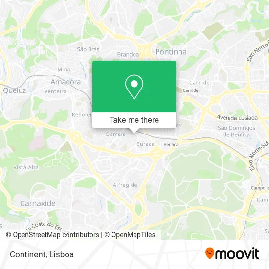 Continente map
