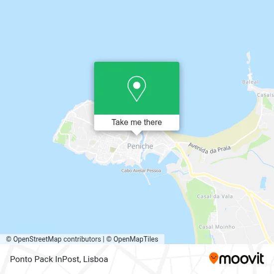 Ponto Pack InPost map