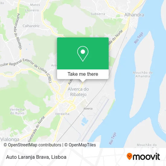 Auto Laranja Brava map
