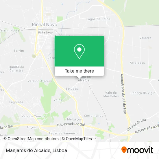 Manjares do Alcaide map