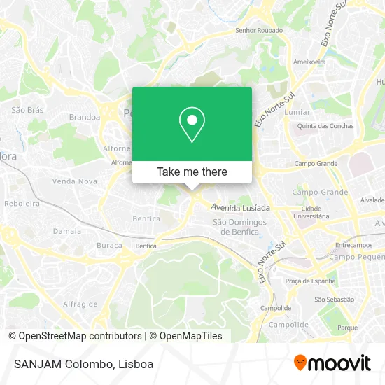 SANJAM Colombo map
