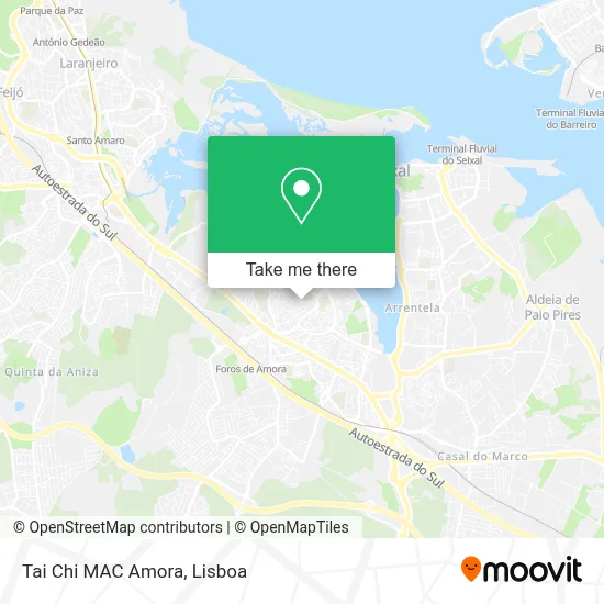 Tai Chi MAC Amora map