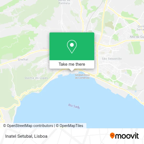 Inatel Setubal map