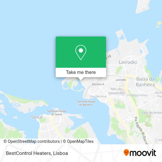 BestControl Heaters map