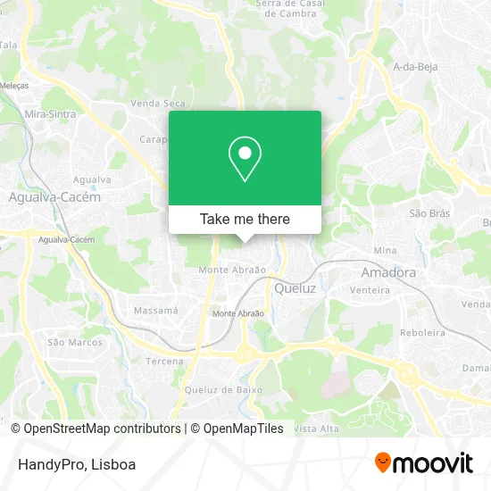 HandyPro map