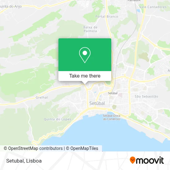 Setubal map