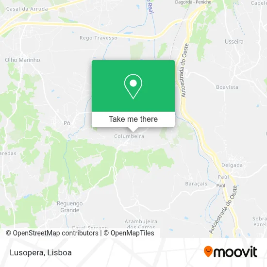 Lusopera map