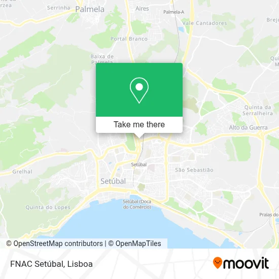 FNAC Setúbal map