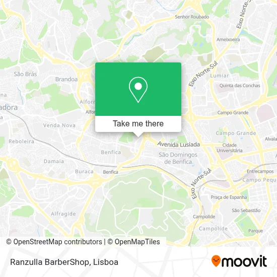 Ranzulla BarberShop mapa