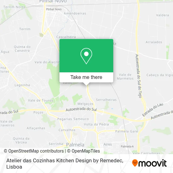 Atelier das Cozinhas Kitchen Design by Remedec map