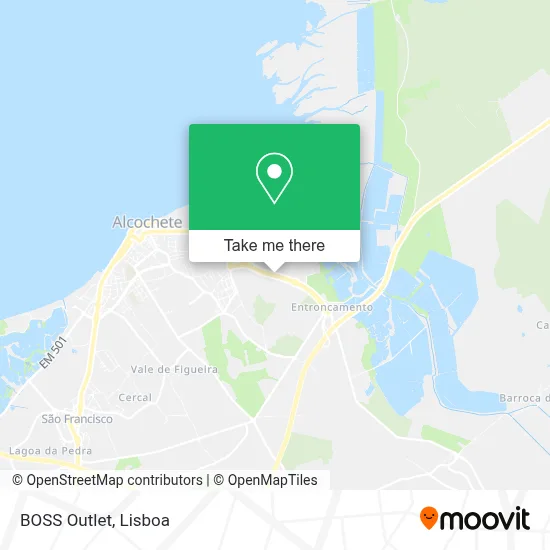 BOSS Outlet map