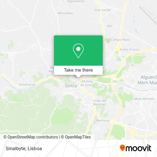 Sinalbyte map