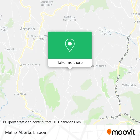 Matriz Aberta map