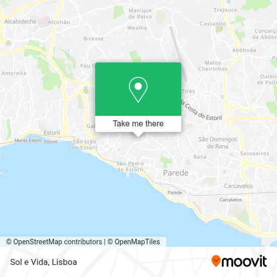 Sol e Vida map
