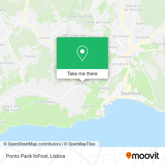 Ponto Pack InPost map
