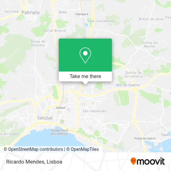 Ricardo Mendes mapa