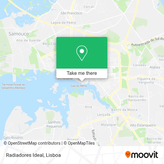 Radiadores Ideal mapa