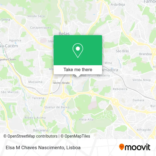 Elsa M Chaves Nascimento map
