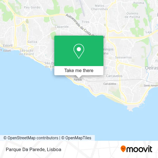 Parque Da Parede map