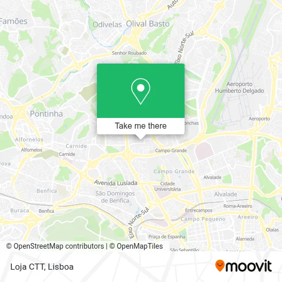 Loja CTT map