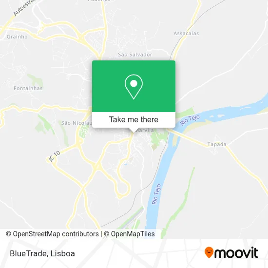 BlueTrade map