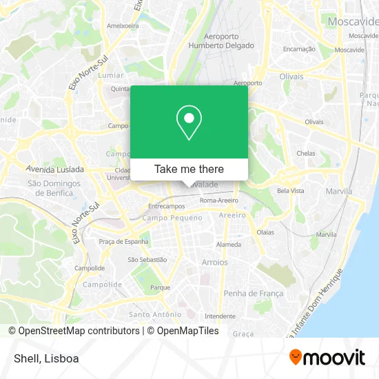 Shell mapa
