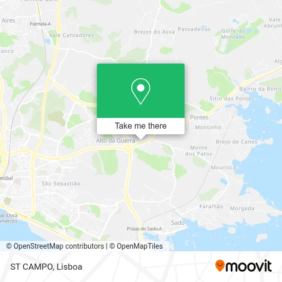 ST CAMPO map