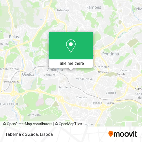 Taberna do Zaca map