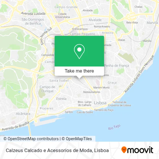 Calzeus Calcado e Acessorios de Moda map