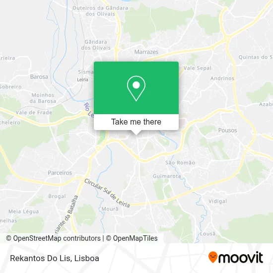 Rekantos Do Lis mapa