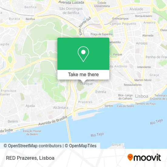 RED Prazeres map