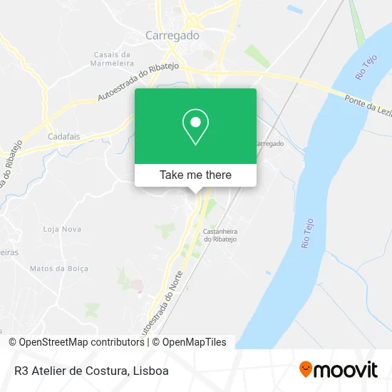 R3 Atelier de Costura map