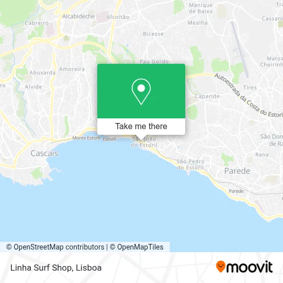 Linha Surf Shop map