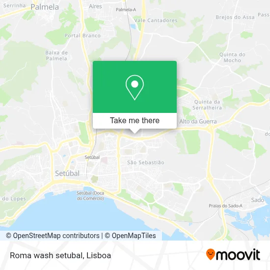Roma wash setubal map