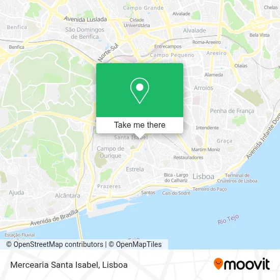 Mercearia Santa Isabel map