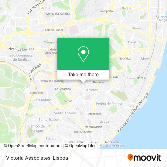 Victoria Associates map