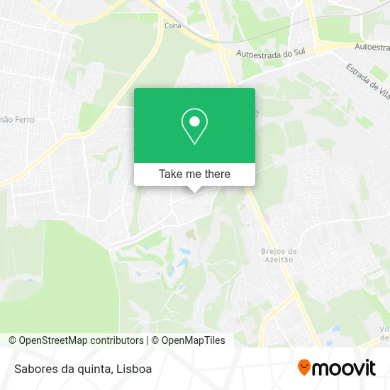 Sabores da quinta map