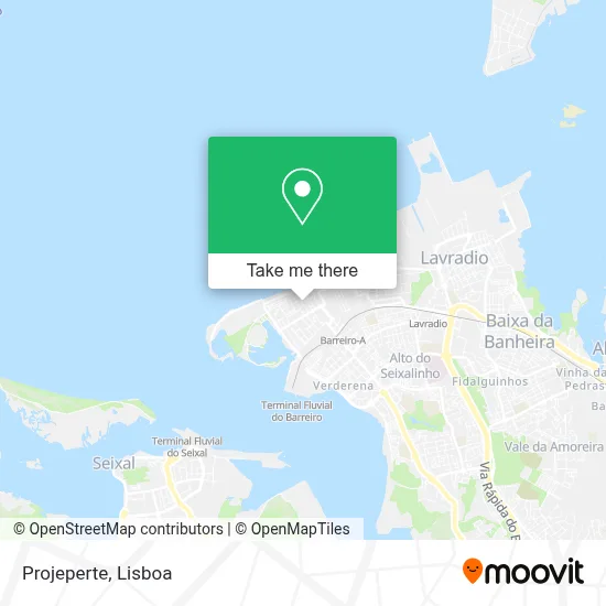 Projeperte map